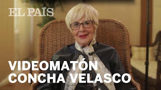 CONCHA VELASCO cumple 80 años El Videomatón de EL PAÍS [upl. by Lusa509]