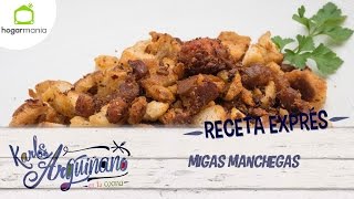 Receta Exprés Migas manchegas [upl. by Ained]