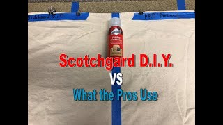 Scotchgard DIY vs What The Pros Use Which Is Better [upl. by Rodnas370]