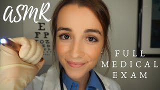 ASMR Roleplay  Full Medical Exam Whispered [upl. by Naitsirc]