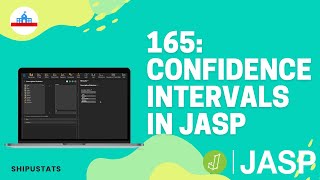 165 Confidence Intervals in JASP [upl. by Sulakcin]