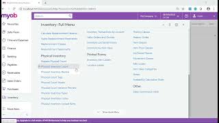 MYOB Acumatica Training  Inventory Management  Stocktake [upl. by Jerome961]