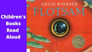 Flotsam by David Wiesner Wordless picture book ASMR waves [upl. by Atnes]