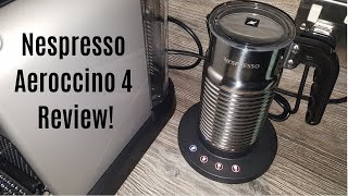 Nespresso Aeroccino 4 Milk Frother Review  Worth upgrading from the Aeroccino 3 [upl. by Adriell]