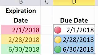 Excel Essentials  Level UP  Conditional Formatting for Due Dates and Expiration Dates [upl. by Anomis701]