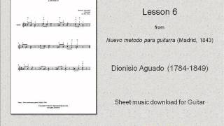 Aguado  Lesson 6 [upl. by Wadlinger]