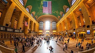 Walking Tour of Grand Central Terminal — New York City 【4K】🇺🇸 [upl. by Ardnoik]