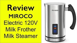 Review Miroco Milk Frother  How to make froth milk at home [upl. by Allard]