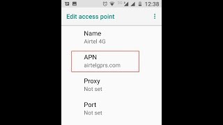 Airtel 4G APN Settings for Android [upl. by Reg]