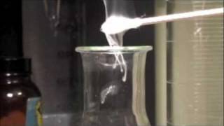 HYDROCHLORIC ACID and AMMONIA reaction [upl. by Griffy]