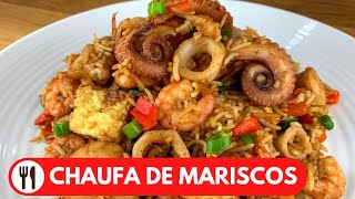 🇵🇪 ARROZ CHAUFA DE MARISCOS  RECETA PERUANA [upl. by Purpura87]