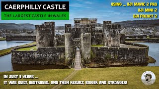 Caerphilly Castle  The Largest in Wales 2nd in Britain [upl. by Ahsenev]