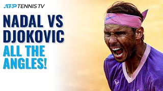 Novak Djokovic vs Rafael Nadal All The Angles  Rome 2021 Highlights [upl. by Eltsirk]