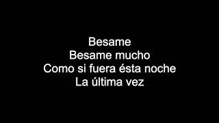 BESAME MUCHO  HD With Lyrics  By Chris Landmark [upl. by Tice]