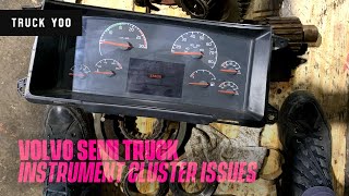 Volvo Cluster Issues Semi Truck Turns Off When Driving [upl. by Esenahs914]