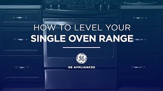 Leveling or Adjusting Range Height  Single Oven [upl. by Marve718]