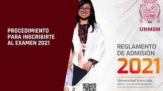 CÓMO INSCRIBIRTE PARA EL EXAMEN DE ADMISIÓN SAN MARCOS  INSCRIPCIÓN PARA ADMISION 2022 UNMSM [upl. by Bowyer740]