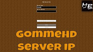 Minecraft GommeHD Server IP Address [upl. by Wise]