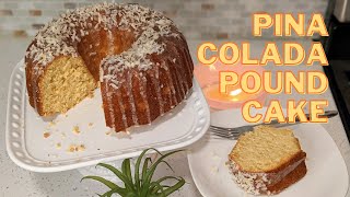 Pina Colada Pound Cake Recipe • Pineapple Coconut Pound Cake Recipe [upl. by Nrev]