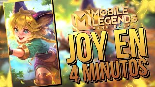 JOY EN 4 MINUTOS 🐱Como usar a Joy Joy Guía tutorial Build  MOBILE LEGENDS ESPAÑOL [upl. by Cirad105]