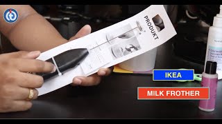 IKEA MILK FROTHER Review amp Battery Installation [upl. by Janene]