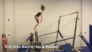 TNT Gymnastics  Xcel Bar Routines 2020 [upl. by Nekal444]