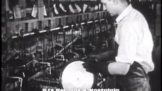 HISTORY OF VINYL RECORDS 1  The 78 RPM Single Manufacturing plant RCA [upl. by Boaten]