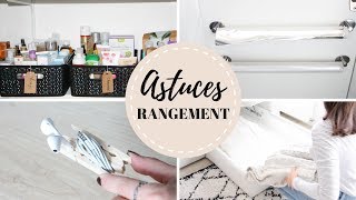 8 Astuces rangement  Pratiques amp utiles [upl. by Porush624]