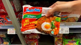 Instant Noodles in Asian Supermarket [upl. by Dranal]