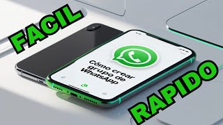 Cómo CREAR un GRUPO de WhatsApp [upl. by Templer697]