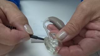 How to Clean an ITE Intheear or custom Hearing Aid [upl. by Eissehc187]