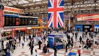 A Walk Through The London Victoria Station London England [upl. by Elazaro488]