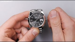 How to set a date on a luxury watch [upl. by Bohlen88]