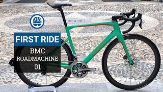 BMC Roadmachine 01  First Ride Review [upl. by Malchy]