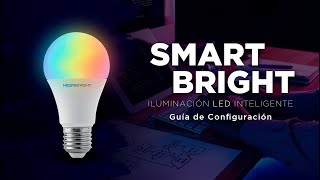 Instructivo de configuración Ampolleta SmartBright A60 [upl. by Shipley392]