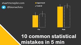 Ten Statistical Mistakes in 5 Min [upl. by Faubion]