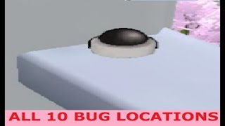 ALL 10 BUG LOCATIONS  Yandere Simulator [upl. by Gaves]