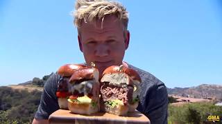 Gordon Ramsays perfect burger tutorial  GMA [upl. by Coheman647]