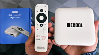 MECOOL KM2 TV Box  Official Android TV OS  4K NETFLIX  FINALLY [upl. by Nonnahs]