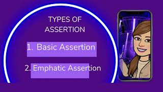 Types of Assertion teacherjodiaa [upl. by Resarf549]