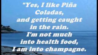 Rupert Holmes  EscapeThe Pina Colada Song Lyrics [upl. by Bloomer]