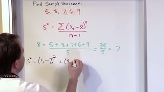 Lesson 15  Calculating Variance in Statistics [upl. by Ailam433]