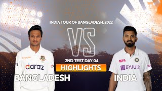 Bangladesh vs India Highlights  Day 4  2nd Test  India tour of Bangladesh 2022 [upl. by Pace]