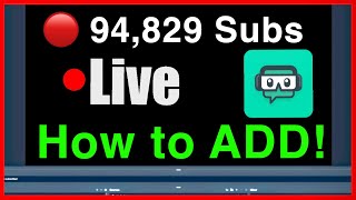 Streamlabs OBS How to ADD YouTube Live Subscriber Count New [upl. by Ahsenaj]