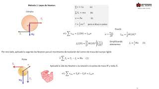 Ejercicios resueltos de dinámica rotacional Parte 1 [upl. by Enael]