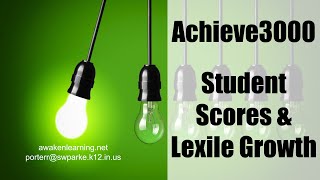 Achieve3000  Student Scores and Lexile Growth [upl. by Dam]