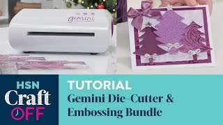 How To Use The Gemini DieCutting and Embossing Machine  HSN Craft Off [upl. by Hoenack]