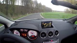 Lets Drive Peugeot 308 CC 155 THP  Winding Roads [upl. by Acinnod563]