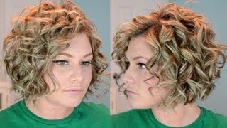 Short Curly Hair Tutorial [upl. by Aneev]