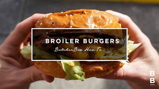 ButcherBox How To Broiler Burgers [upl. by Olrak368]